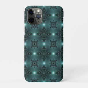 Artdeco Flowers in Retro Style iPhone 11 Pro Case