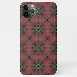 Artdeco Flowers in Retro Style iPhone 11 Pro Max Case