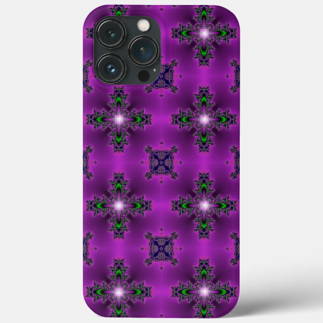 Artdeco Flowers in Retro Style Case-Mate iPhone Case (Back)