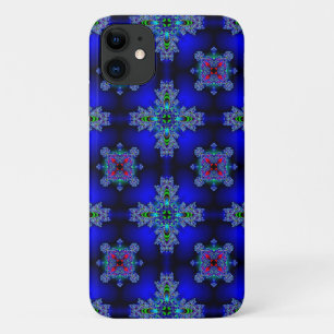 Artdeco Flowers in Retro Style iPhone 11 Case