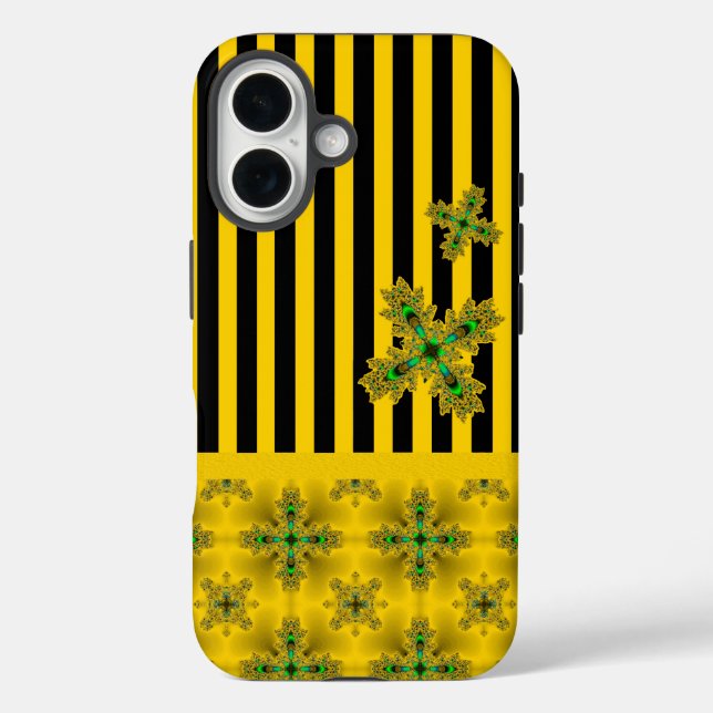 Artdeco Flowers in Retro Style Case-Mate iPhone Case (Back)