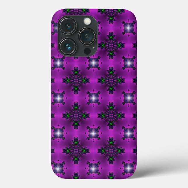 Artdeco Flowers in Retro Style Case-Mate iPhone Case (Back)