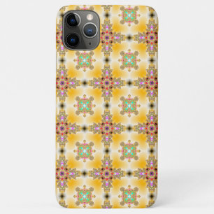 Artdeco Flowers in Retro Style iPhone 11 Pro Max Case
