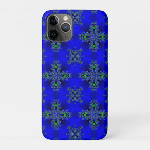 Artdeco Flowers in Retro Style iPhone 11 Pro Case
