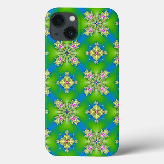 Artdeco Flowers in Retro Style Case-Mate iPhone Case (Back)