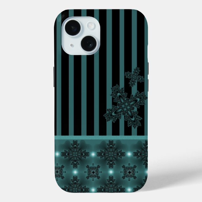 Artdeco Flowers in Retro Style Case-Mate iPhone Case (Back)