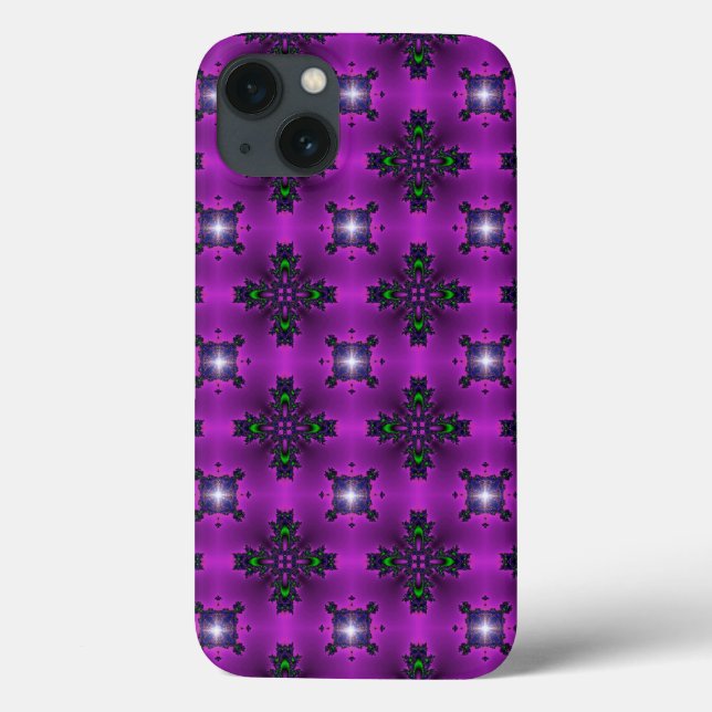 Artdeco Flowers in Retro Style Case-Mate iPhone Case (Back)