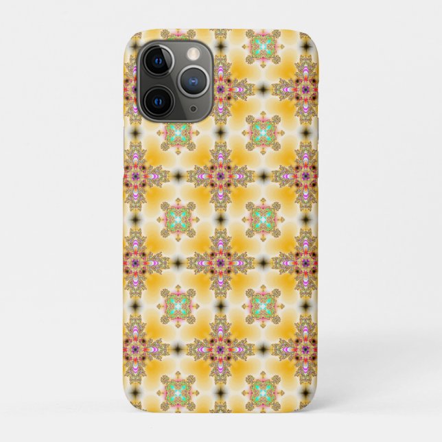 Artdeco Flowers in Retro Style Case-Mate iPhone Case (Back)
