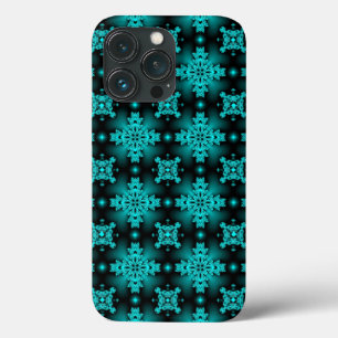 Artdeco Flowers in Retro Style iPhone 13 Pro Case