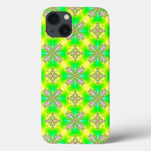 Artdeco Flowers in Retro Style Case-Mate iPhone Case (Back)