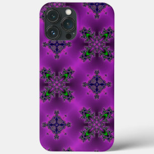 Artdeco Flowers in Retro Style iPhone 13 Pro Max Case