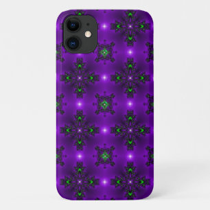Artdeco Flowers in Retro Style iPhone 11 Case