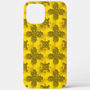 Artdeco Flowers in Retro Style iPhone 12 Pro Max Case