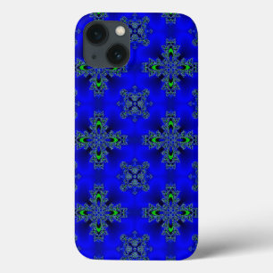 Artdeco Flowers in Retro Style iPhone 13 Case