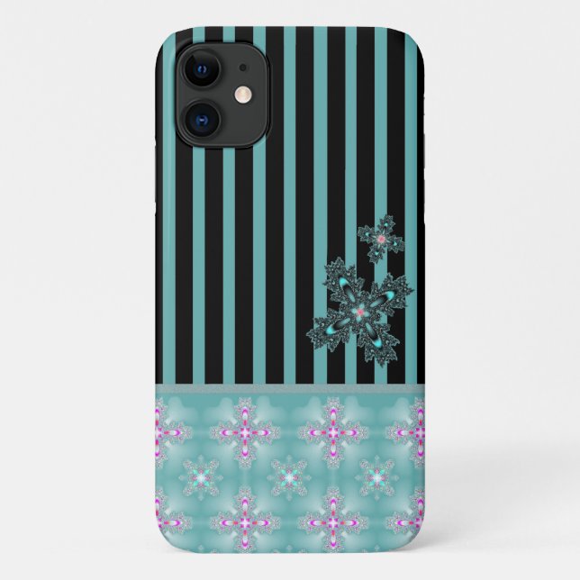 Artdeco Flowers in Retro Style Case-Mate iPhone Case (Back)