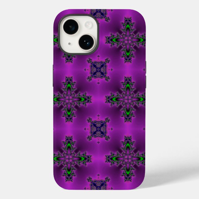 Artdeco Flowers in Retro style Case-Mate iPhone Case (Back)