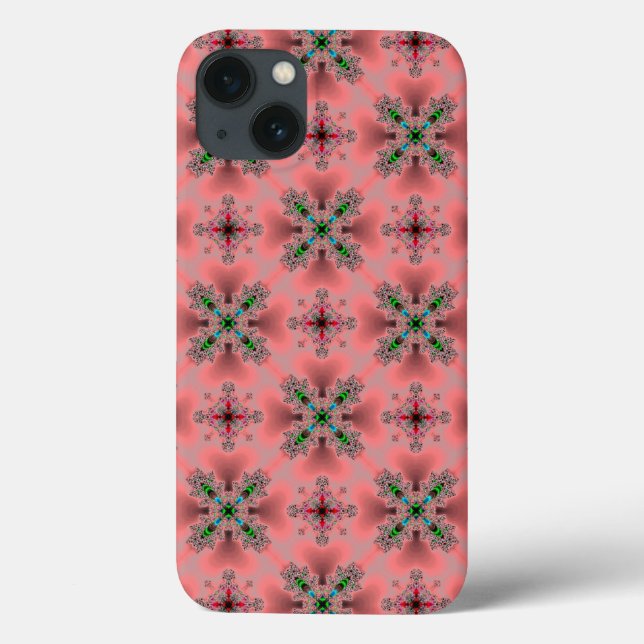 Artdeco Flowers in Retro Style Case-Mate iPhone Case (Back)