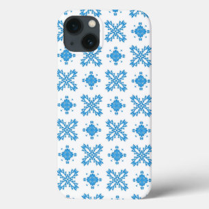 Artdeco Flowers in Retro Style iPhone 13 Case