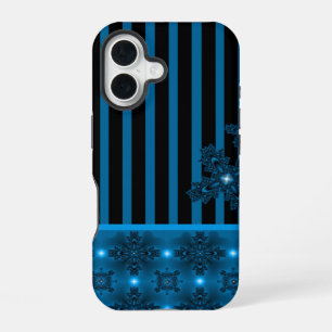 Artdeco Flowers in Retro Style iPhone 16 Case
