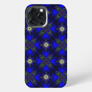 Artdeco Flowers in Retro Style iPhone 13 Pro Max Case