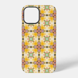Artdeco Flowers in Retro Style iPhone 12 Pro Case