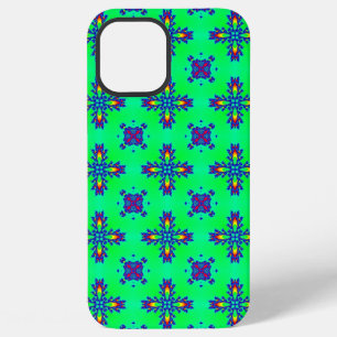 Artdeco Flowers in Retro Style iPhone 12 Pro Max Case