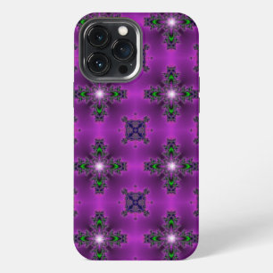 Artdeco Flowers in Retro Style iPhone 13 Pro Max Case