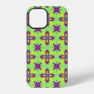 Artdeco Flowers in Retro Style iPhone 12 Case