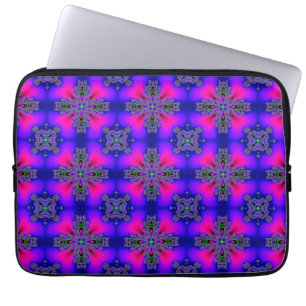 Artdeco Flowers in Retro Style Laptop Sleeve