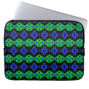 Artdeco Flowers in Retro Style Laptop Sleeve