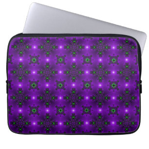 Artdeco Flowers in Retro Style Laptop Sleeve
