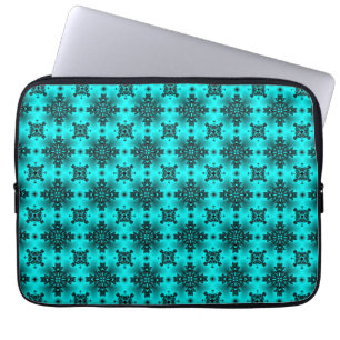 Artdeco Flowers in Retro Style Laptop Sleeve