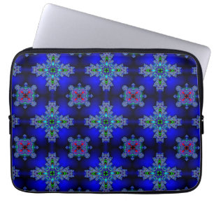 Artdeco Flowers in Retro Style Laptop Sleeve