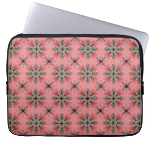 Artdeco Flowers in Retro Style Laptop Sleeve