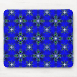 Artdeco Flowers in Retro Style Mouse Pad