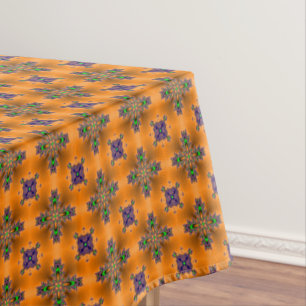 Artdeco Flowers in Retro Style Tablecloth