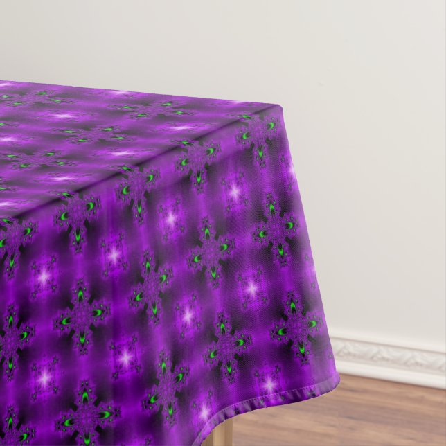 Artdeco Flowers in Retro Style Tablecloth (In Situ)