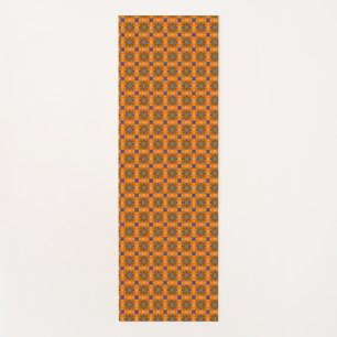 Artdeco Flowers in Retro Style Yoga Mat