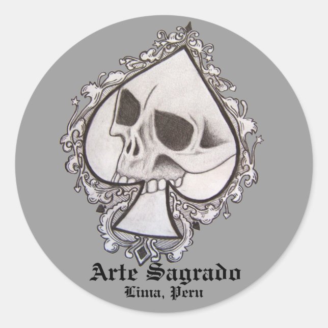 Arte Sagrado, sticker (Front)