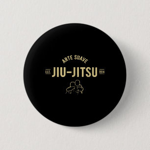 Arte Suave MMA BJJ Brazilian Jiu Jitsu 6 Cm Round Badge