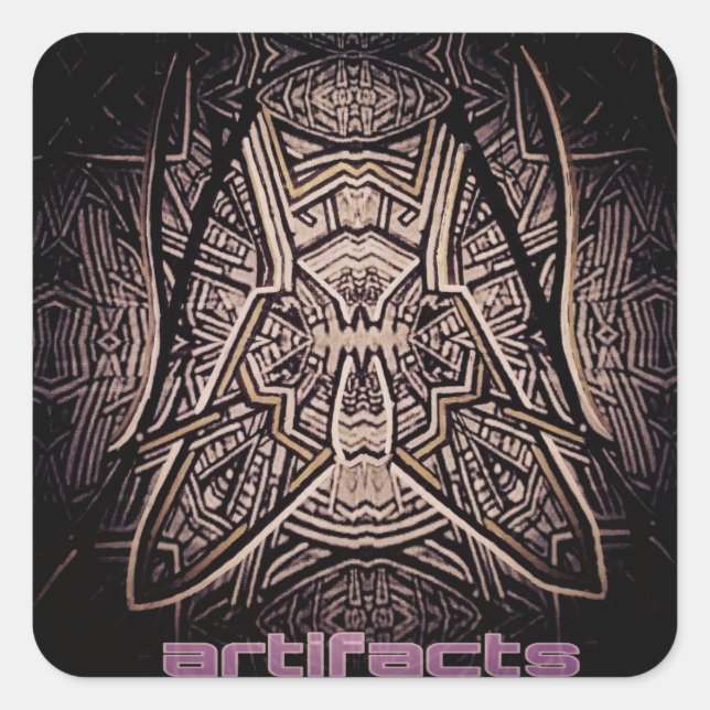 artefacts - fly on the wall of enlightenment square sticker (Front)