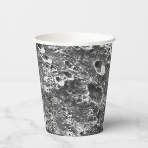Artemis 1 Moon Mission Lunar Image Paper Cups