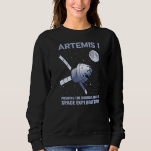 Artemis 1 Moon & Space Exploration Moon Base To Ma Sweatshirt