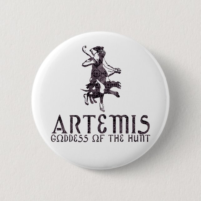 Artemis 6 Cm Round Badge (Front)