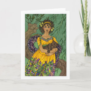 Artemis Brauronia Greeting Card