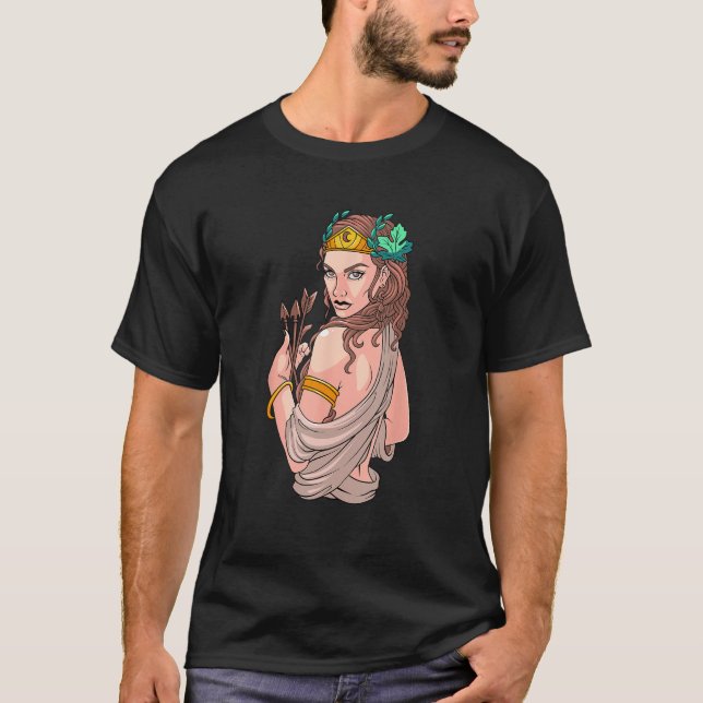 Artemis Greek Goddess Ancient Greek Mythology Myth T-Shirt (Front)
