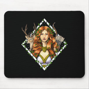 Artemis Greek Goddess Of Hunting Ancient Greece My Mouse Pad