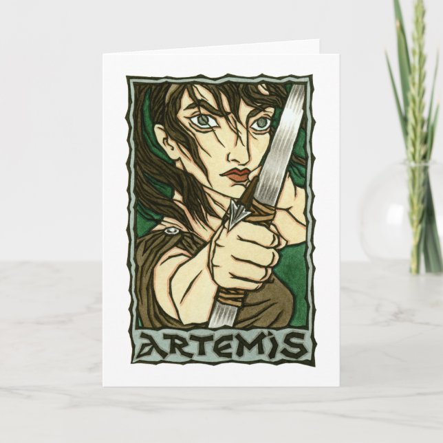 Artemis Greeting Card (Front)