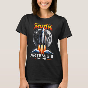 Artemis ii back to the moon 2026 gift for men T-Shirt