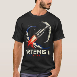 Artemis Ii Launch To The Moon Space Mission T-Shirt